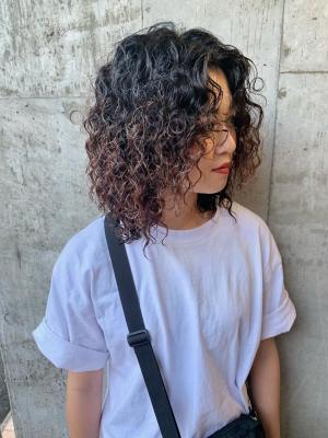 ハードパーマ　くるくるパーマ　ボブパーマ　ウルフパーマ