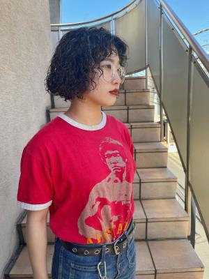 ハードパーマ　くるくるパーマ　ボブパーマ　ウルフパーマ