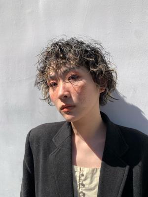 ハードパーマ　くるくるパーマ　ボブパーマ　ウルフパーマ