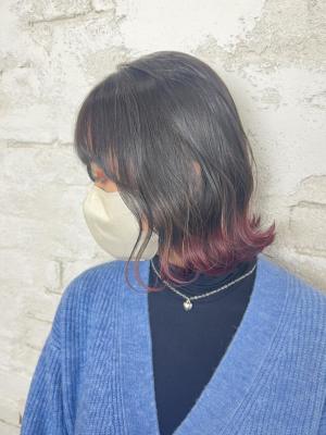 ピンクグラデーション10代20代11000円