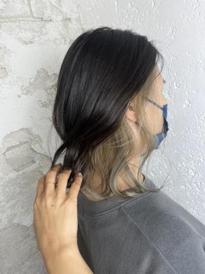 インナーカラーイヤリングカラー￥15400