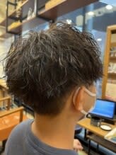 緩めパーマ