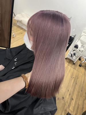 トリートメント　ヘアケア　透明感カラー