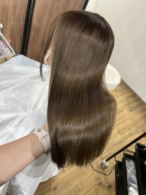 トリートメント　ヘアケア　透明感カラー