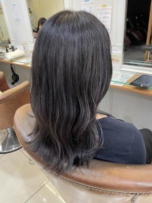 ブラックグレージュ 暗髪カラー【横浜】w