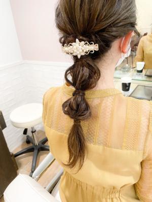 結婚式ヘアセット 玉ねぎヘア【横浜】w