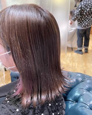 西梅田/ボブ/グレーベージュ/白髪ぼかし【Attirer飯田 西梅田/ボブ/グレーベージュ/白髪ぼかし【Attirer飯田