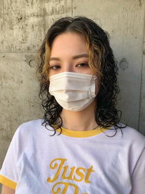 ハードパーマ　くるくるパーマ　ウルフカット　ボブパーマ