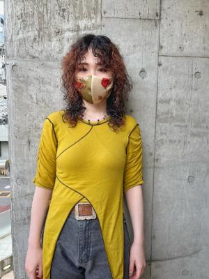 ハードパーマ　くるくるパーマ　ウルフカット　ボブパーマ