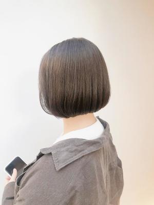 　ミニボブ　お手入れ簡単　切りっぱなし