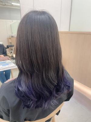 《mallow style》裾カラーラベンダー