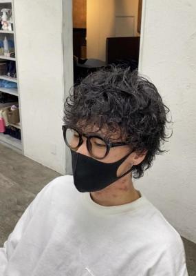 スパイラルパーマ/ウルフ/メンズ/￥10780