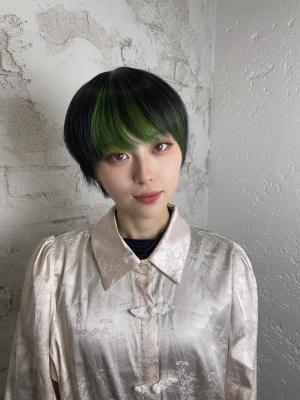 バングカラー10代20代11000円