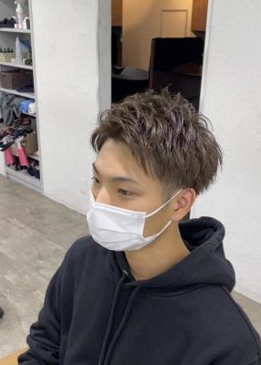アップバング/グレージュ/メンズ/￥11550