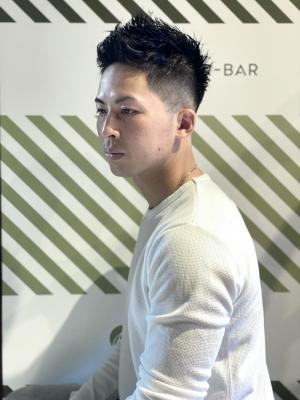 大人のモヒカンスタイル【BARBER-BAR】