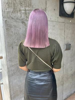 ピンクベージュ　ラベンダーピンク　ラベンダーカラー