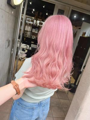 ピンクベージュ　ラベンダーピンク　ラベンダーカラー