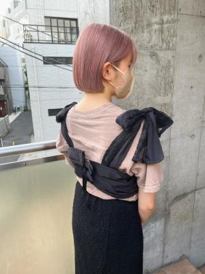 ピンクベージュ　ラベンダーピンク　ラベンダーカラー