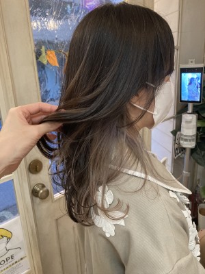 大人かわいいニュアンスインナーカラー30代40代梅ヶ丘美容室 大人かわいいニュアンスインナーカラー30代40代梅ヶ丘美容室のイメージ画像