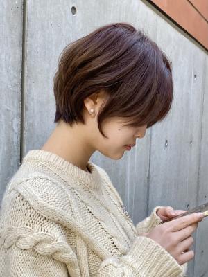 大人美人ショート　髪質改善　カット　ショート　韓国のイメージ画像