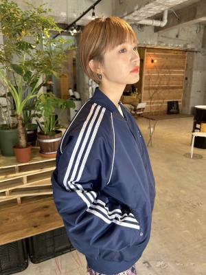 耳掛け丸みショート