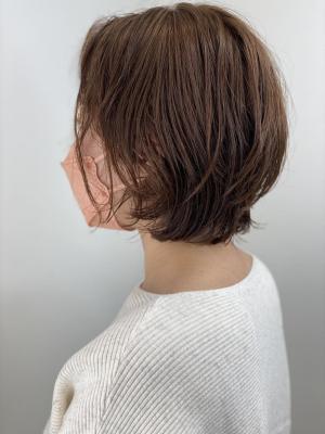 癖毛を活かした【髪質改善カラー】【ショート】