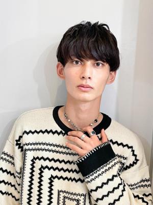 横浜☆重ためマッシュ ニュアンスパーマ 刈り上げ