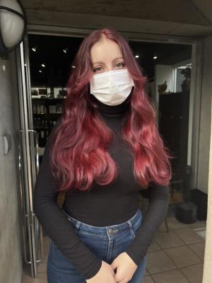 ホワイトグレージュ　ダークアッシュ　ニュアンスカラー