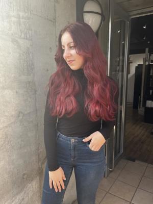 ホワイトグレージュ　ダークアッシュ　ニュアンスカラー