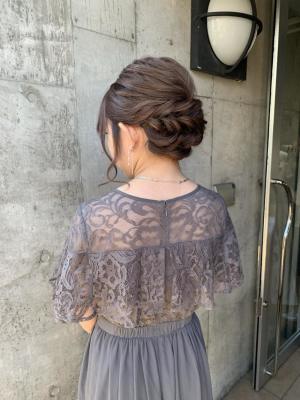 ヘアセット　アップスタイル　ヘアアレンジ