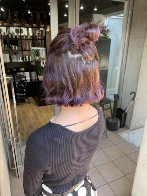 ヘアセット　アップスタイル　ヘアアレンジ