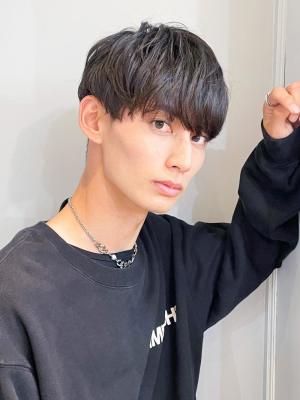 横浜☆ニュアンス　マッシュ　メンズカット　刈り上げ