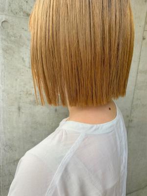 ミルクティーベージュ　グレージュ　ハイトーン