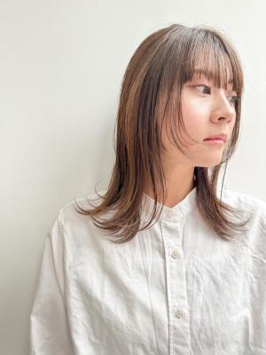 【寺本】外ハネミディアムレイヤー 【寺本】外ハネミディアムレイヤーのイメージ画像