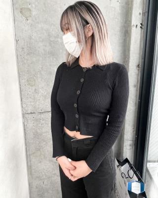 ★人気のホワイト系バレイヤージュ★