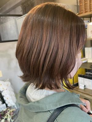 大人可愛い/オレンジベージュ