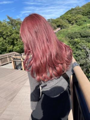 ホワイトグレージュ コンマヘアくすみブルー ダークアッシュ	