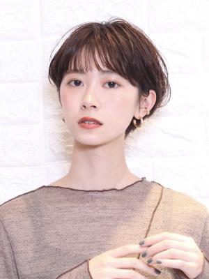 大人可愛いマッシュショート