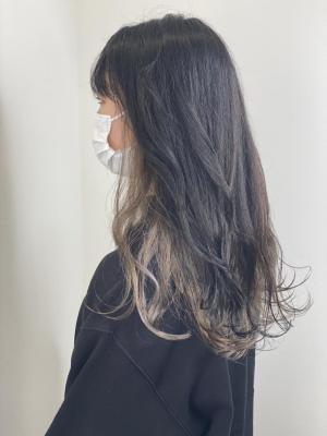【インナーカラー】【ブリーチオンカラー】