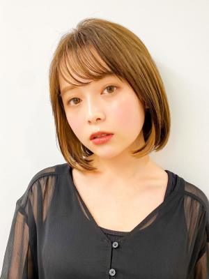 【長谷川】王道ナチュラルボブインナーカラー