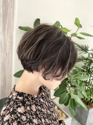 【寺本】ショートで脱白髪染め！