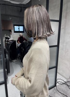 ★ベースが暗めのコントラストハイライト★