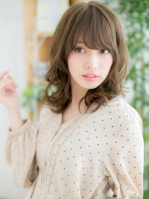 【浅草美容院HANARE】ゴールドベージュ☆大人巻きe