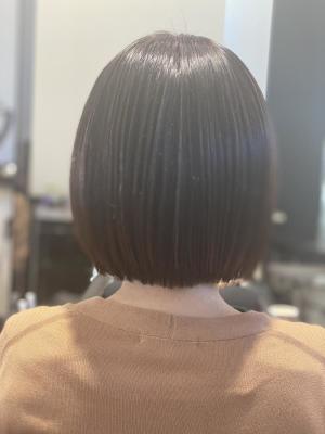 【髪質改善ストレート】