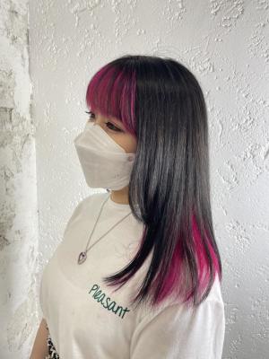 インナーカラー/ビビッドピンク/￥8800