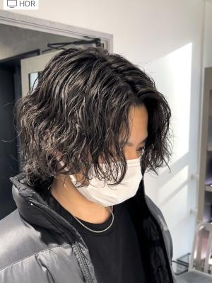 メンズヘア整形スパイラルパーマ波巻きツイストメンズパーマ髪型 メンズヘア整形スパイラルパーマ波巻きツイストメンズパーマ髪型