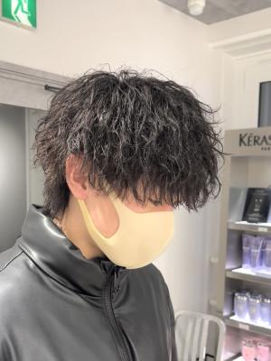 メンズヘア整形スパイラルパーマ波巻きツイストメンズパーマ髪型 メンズヘア整形スパイラルパーマ波巻きツイストメンズパーマ髪型
