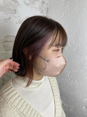 インナーカラー/ピンク/￥8800