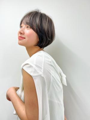 【長谷川】大人可愛いショートボブ