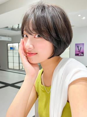 【長谷川】大人可愛いショートボブ